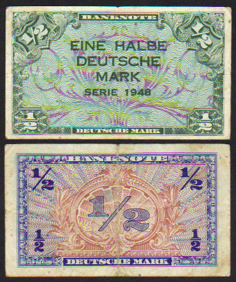 1948 Germany 1/2 Mark L000527